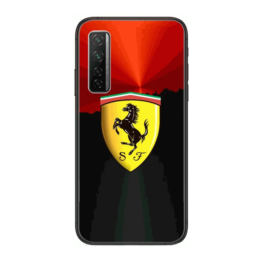 

Luxury car Supercar Ferrari Italy World Tournament Phone Case For Huawei Nova p10 lite 7 6 5 4 3 Pro i p Smart ZBlack Et