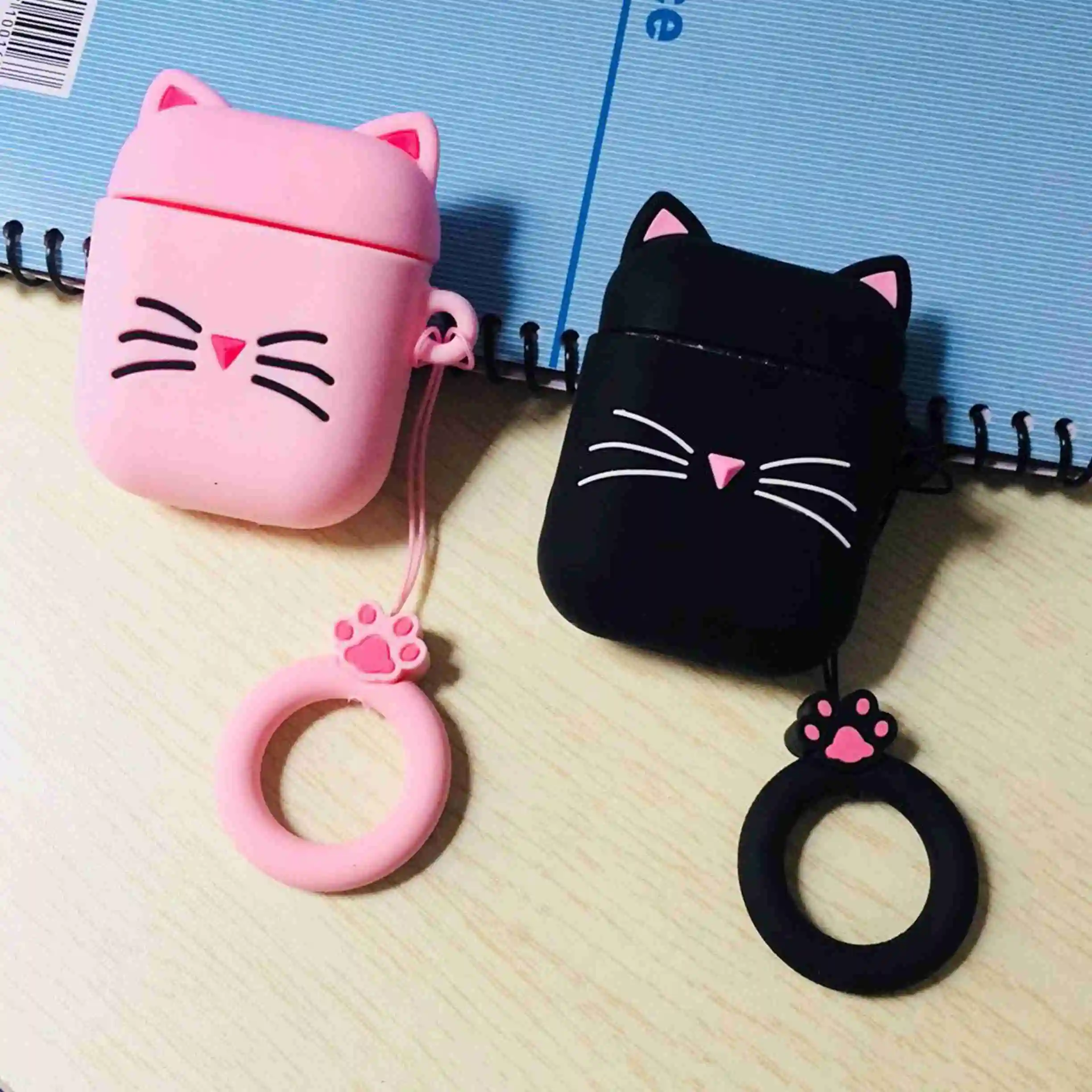 

For airpods Pro For airpods 1/2 Case Cute Cat Cartoon Lovely silicon Protective Cover For air pods Pro 3 Wireless Earphone Case