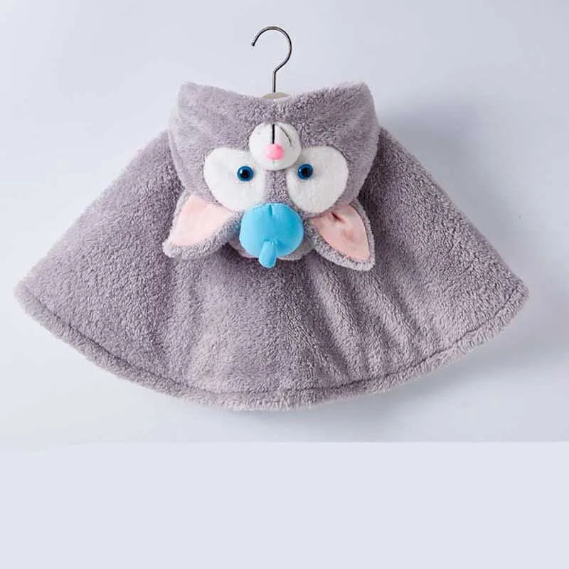 Осенне-зимняя детская накидка HS Детская короткая плюшевая плотная ветрозащитная