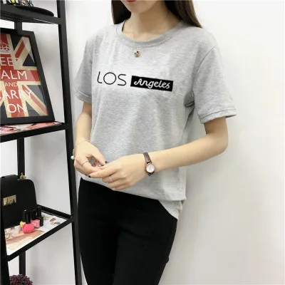 

Women's T-shirts For Summer 2021 Fashionable Casual T-Shirt Street Girl Tees Women Top Plus Size M-2XL F1513