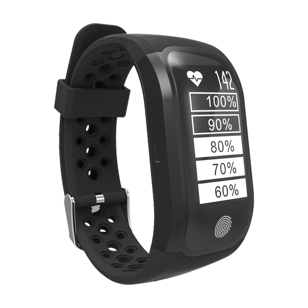 AiELEMZION S908 Bluetooth Смарт-браслет с GPS пульсом монитором сна шагомером фитнес-трекером