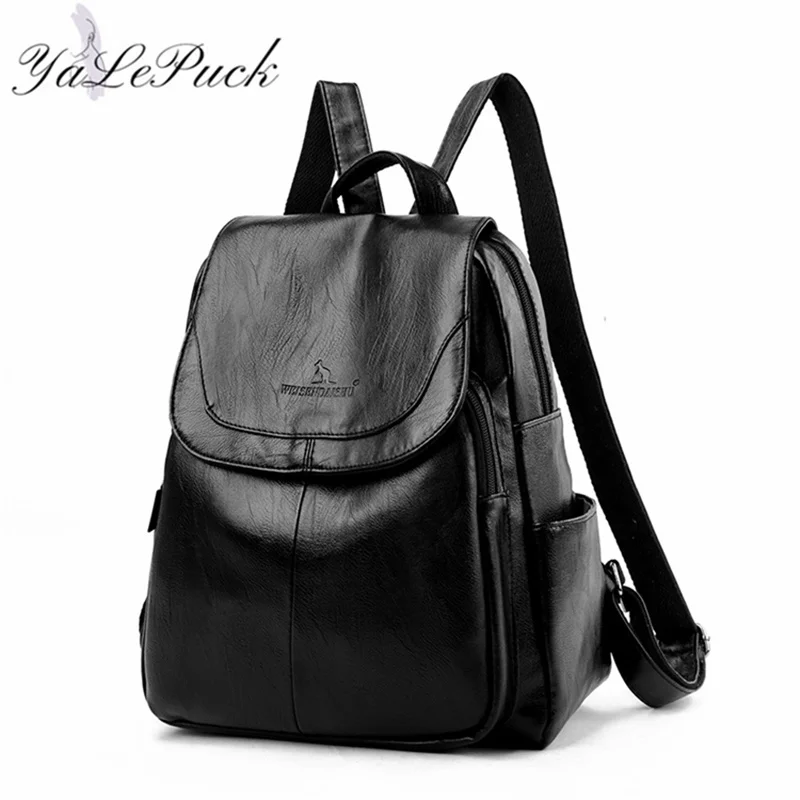 

2020 designer leather backpacks of women school backpacks for teenage girls backpack retro bagpack sac a dos