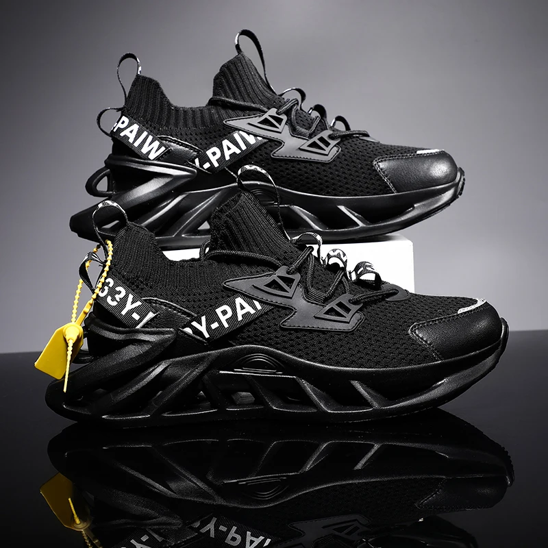 

Blade Running Shoes for Men Breathable Sneakers Design Antiskid Damping Outsole Good Quality Sport Shoes Training Jogging Shoes