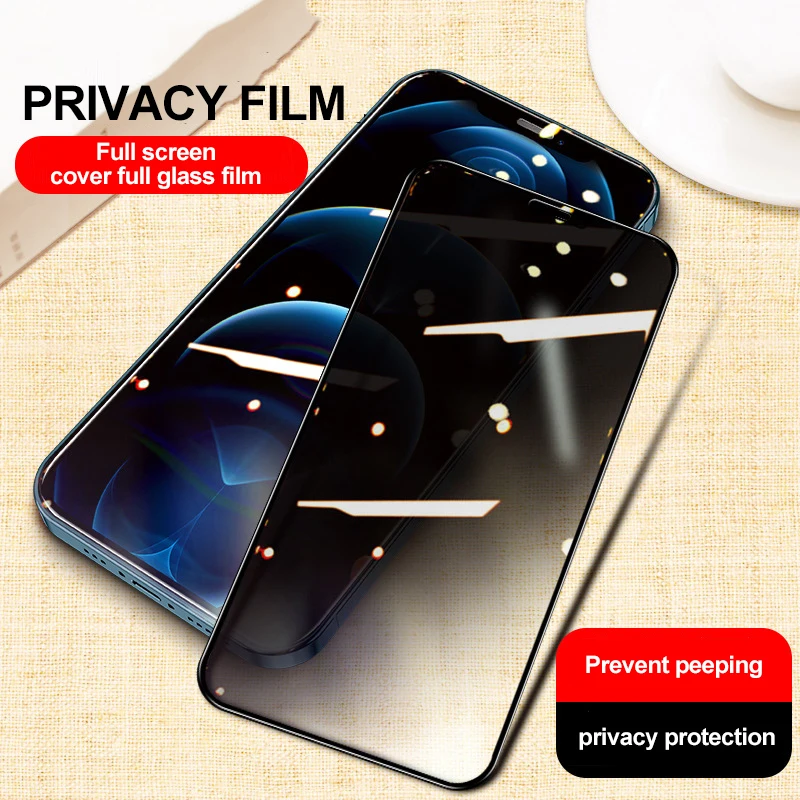 

Закаленное защитное стекло с полным покрытием для iPhone 12 13 Pro Max Mini
