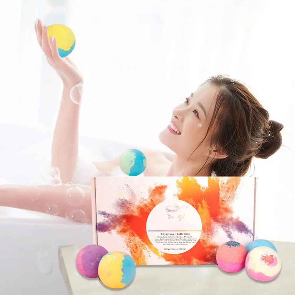 

Exquisite Natural Bubble Bath Ball Portable Bathing Salt Ball