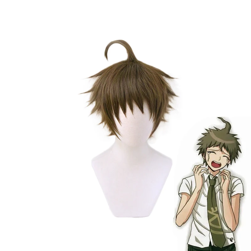 Короткий парик Danganronpa Hajime Hinata костюм для косплея Супер Dangan Ronpa 2 термостойкие