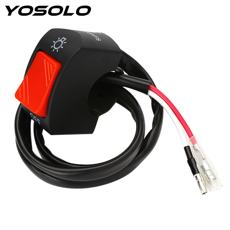 Кнопка включения/выключения YOSOLO переключатели на руль мотоциклетные