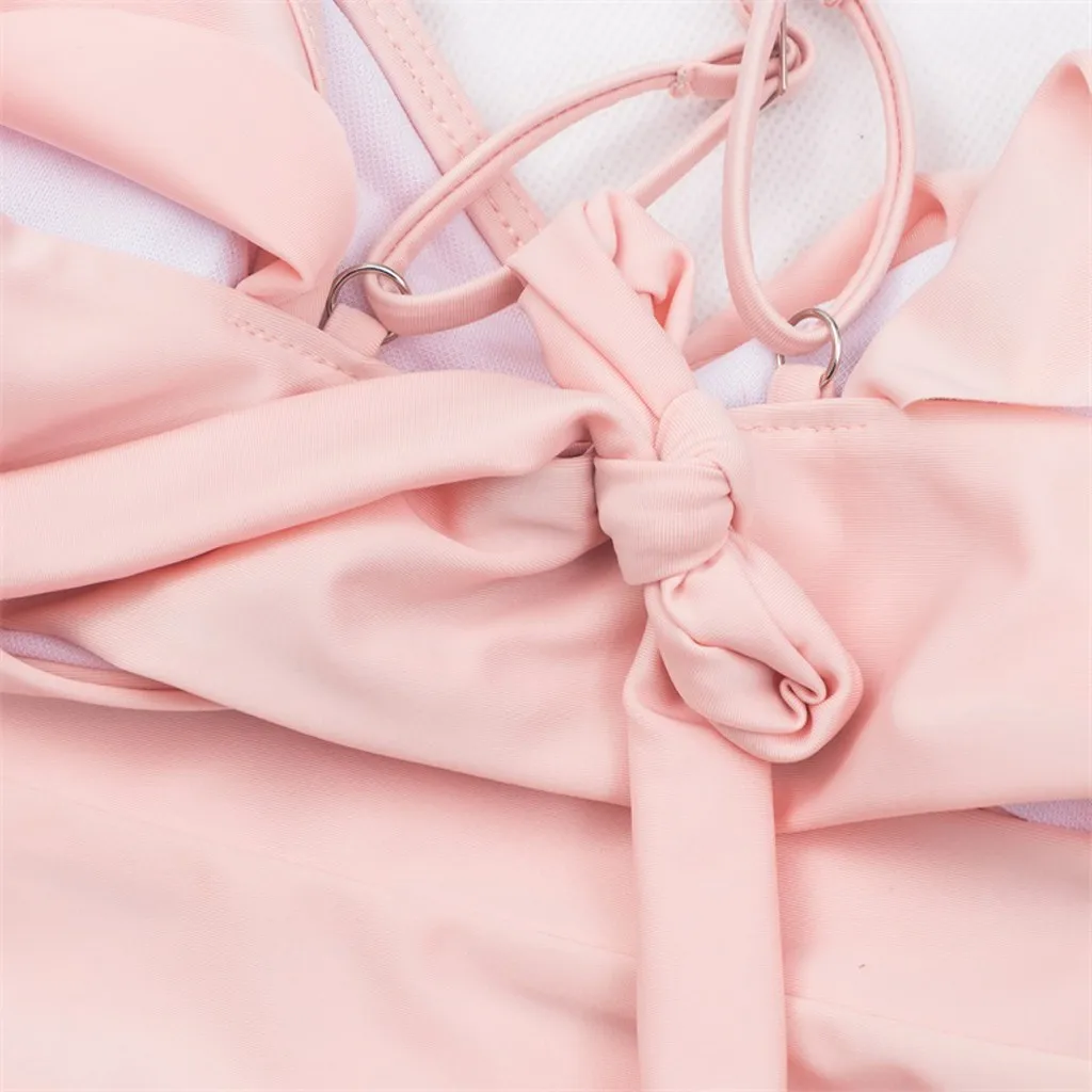 

Lady Sexy Swimwear Women Push-Up Padded Bra Beach Bikini Set Swimsuit Women Beachwear Bikinis 2019 Mujer Summer Biquini C126
