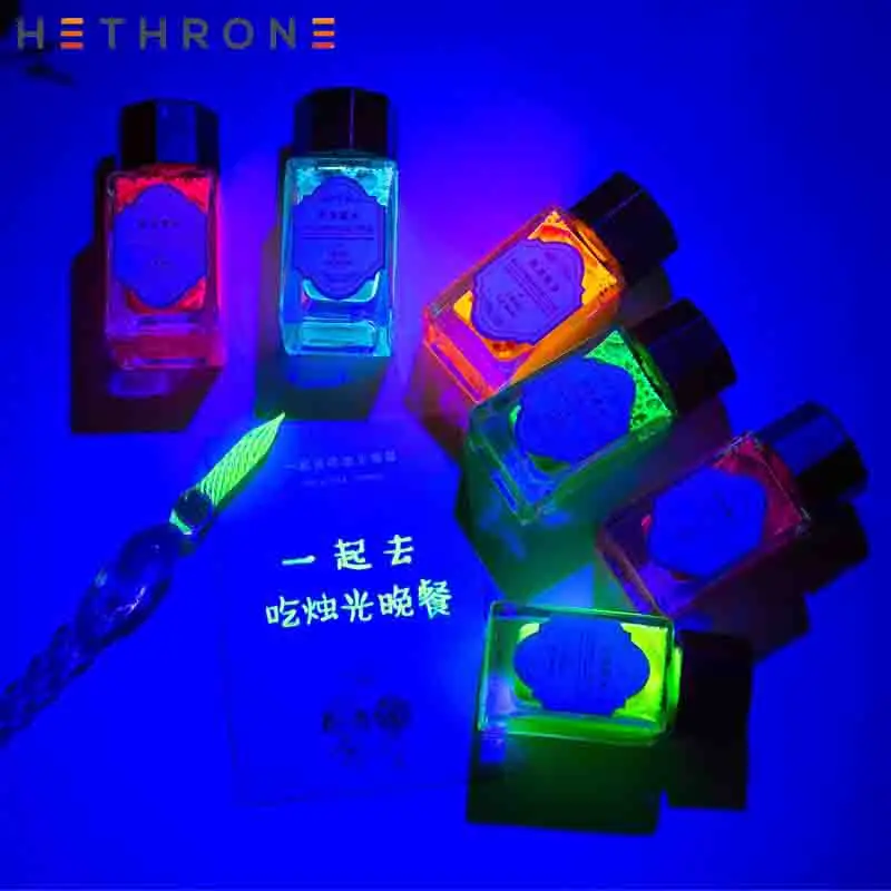 Hethrone 18 мл красочная гладкая авторучка для письма чернильная стеклянная