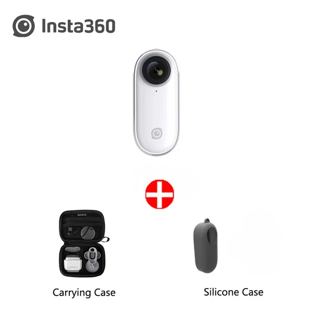 Insta360 1080P видео экшн-камера с автоматическим монтажом стабилизированная Спортивная брызгозащищенная Цветочная камера PK Insta360 One X Gopro Hero - Цвет: add case n shell