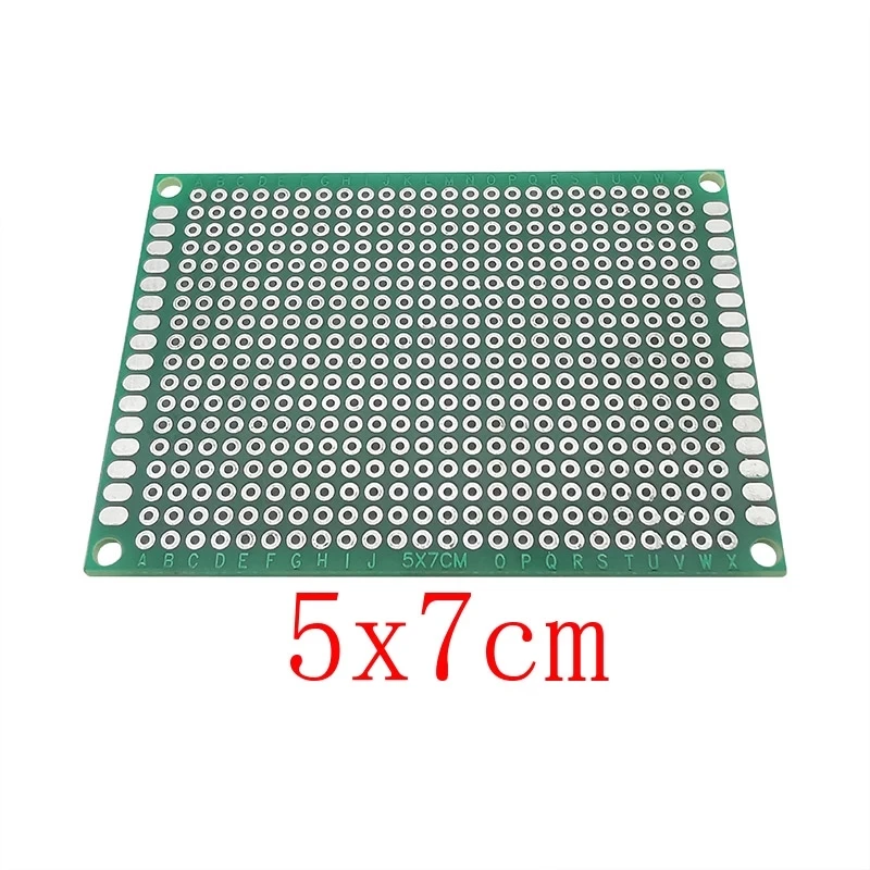 Двухсторонняя печатная плата прототипа печатной платы 2x8 3x7 4x6 5x7 6x8 7x9cm DIY