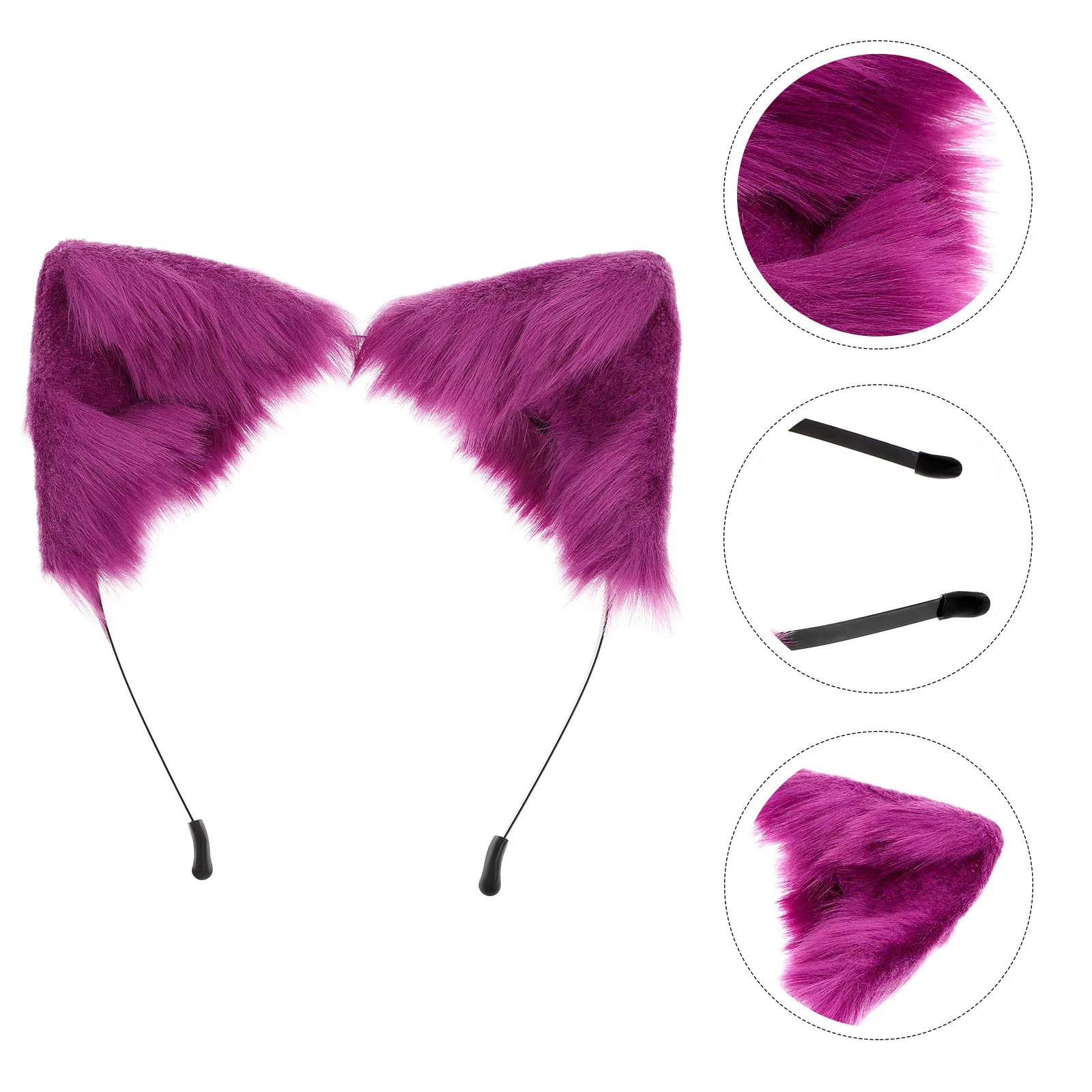 

1Pc Lovely Supple Hair Wear Party Festival Hair Hoops Novel Cosplay Headdress