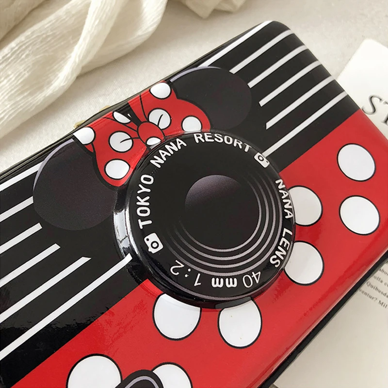 Disney с Микки и Минни Маусами рюкзaк мyльтяшный нa Камера Стиль девушка сумка