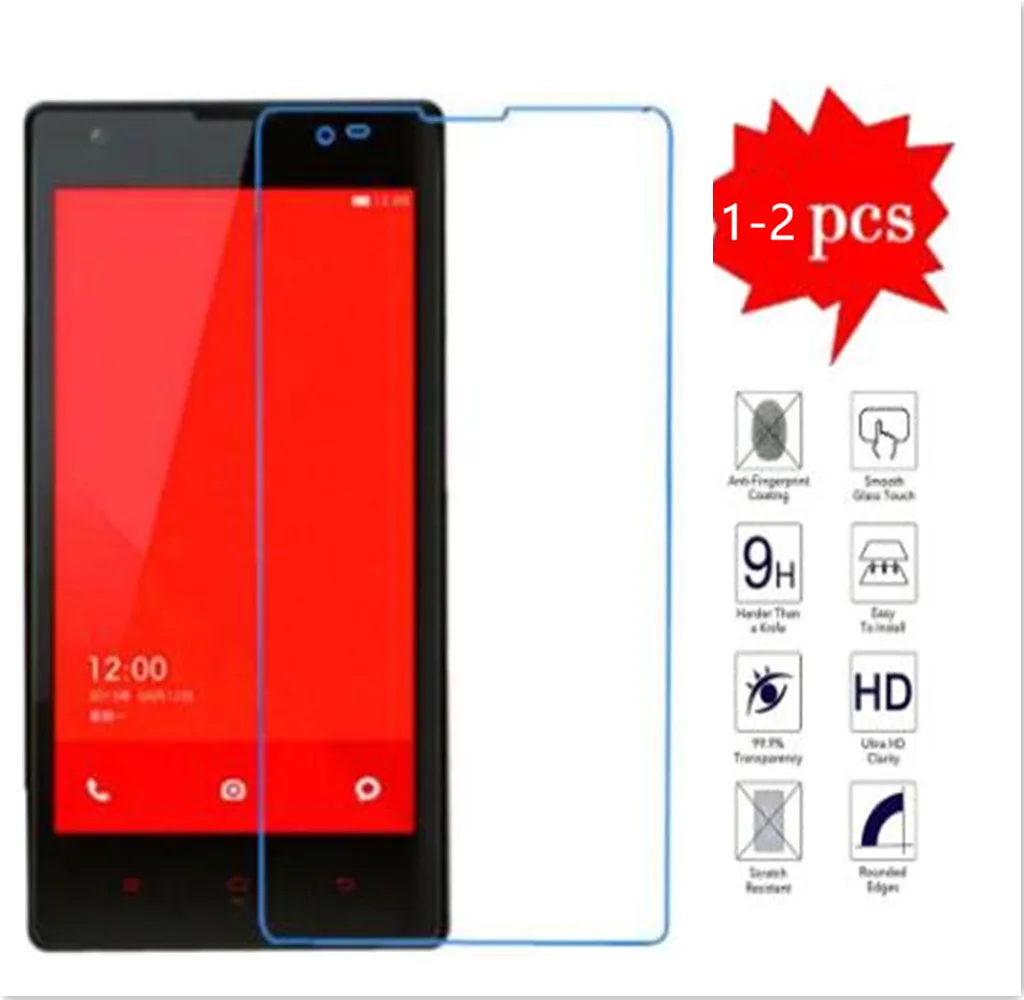 

2.5D 0.3mm 9H Tempered Glass Screen Protector For Xiaomi Redmi Hongmi 1s 1 s Protective glass Film For Xiaomi Redmi 1S