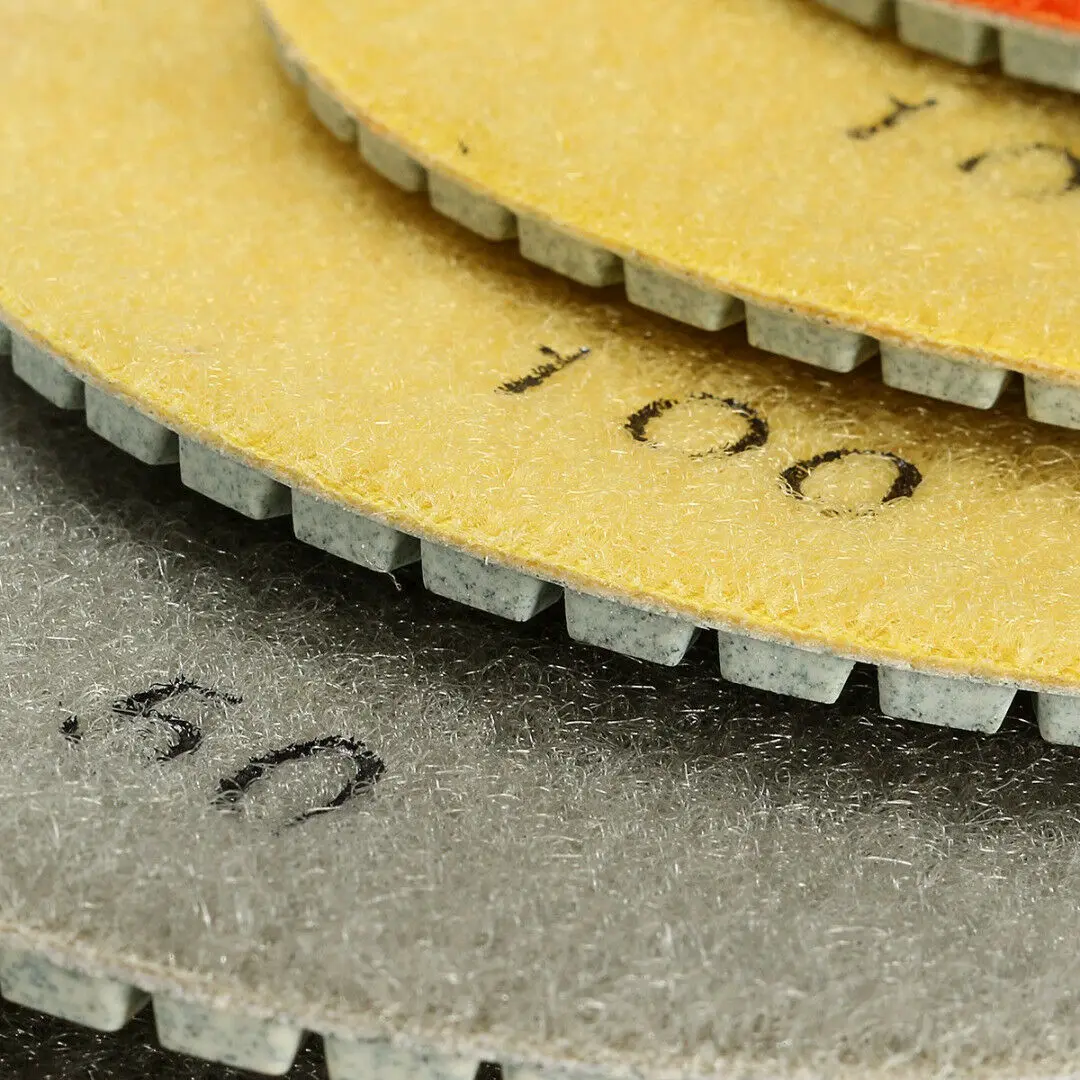 

Diamond Polishing Pad 11pcs Grinding Wheel Polishing Disc Polishing Pad Stone Grinder 200-6000grit Granite For Polishing Stone