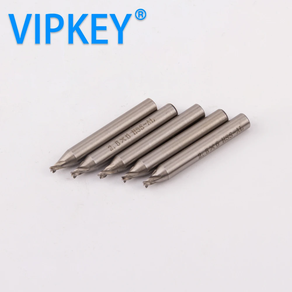 Концевые фрезы из быстрорежущей стали 2 5 мм для вертикальных ключей копия