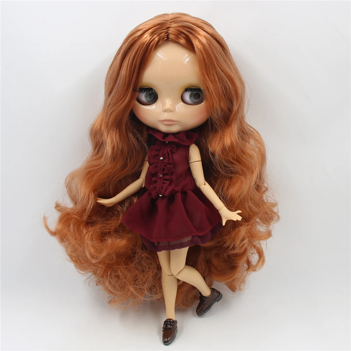 Ледяной DBS Blyth кукла 1/6 bjd загар кожа vermeil длинные волосы сустав тела 30 см игрушка |