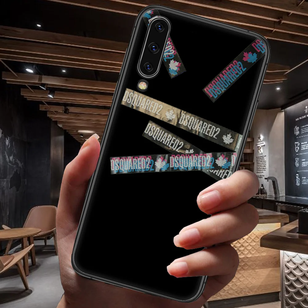 

Fashion DSQ2 Phone Case For Samsung Galaxy A 3 5 7 8 10 20 20E 21S 30 30S 40 50 51 70 71 black Cover Fashion Funda Pretty