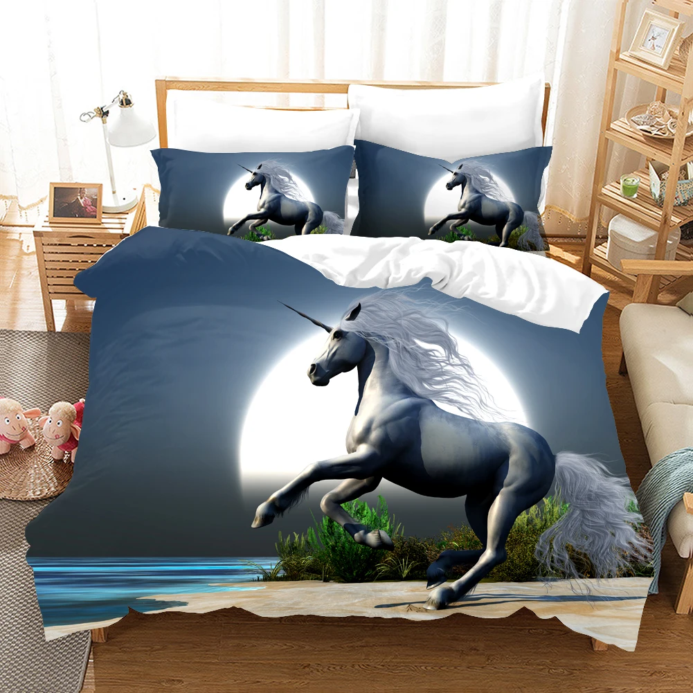 Модный женский комплект с мультяшным фэнтезийным 3D рисунком Одеяло Роскошный