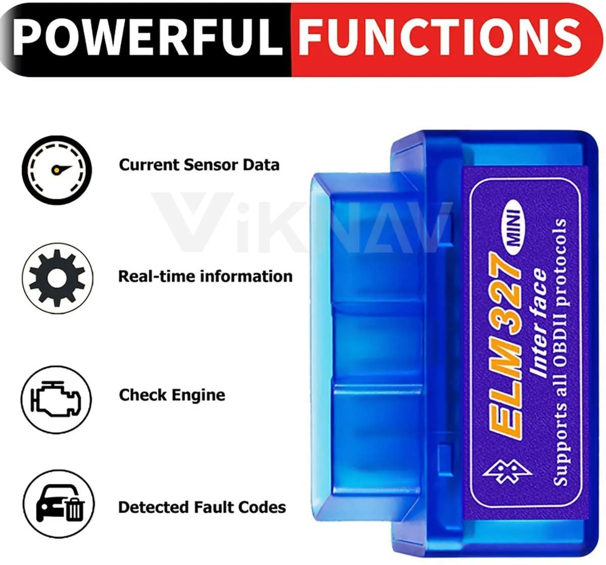 Новейший диагностический интерфейс Bluetooth V1.5 ELM 327 ELM327 OBD2 считыватель кода OBDII MINI