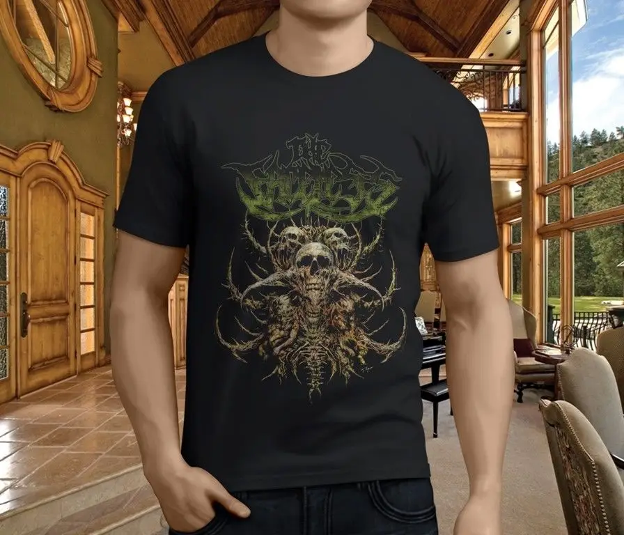 

New Popular THE FACELESS Men's Black T-Shirt Size S-3XLknitted comfortable fabric