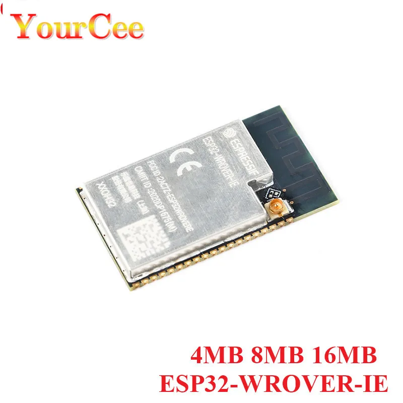 

ESP32-WROVER-IE 4MB 8MB 16MB ESP32 ESP32-WROVER Dual-core Flash Memory Wireless Module WiFi Module IoT IPEX Antenna