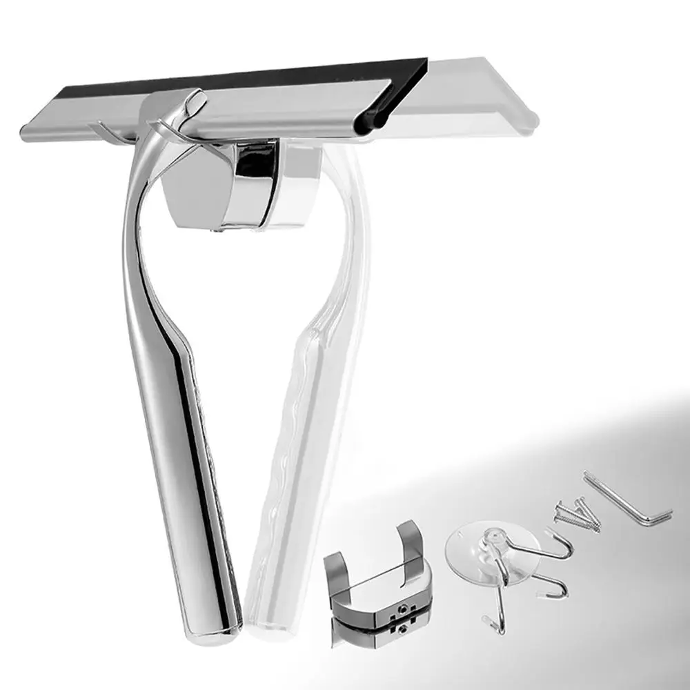 Скребок для ванной и душа чистящее средство стен из прозрачного стекла