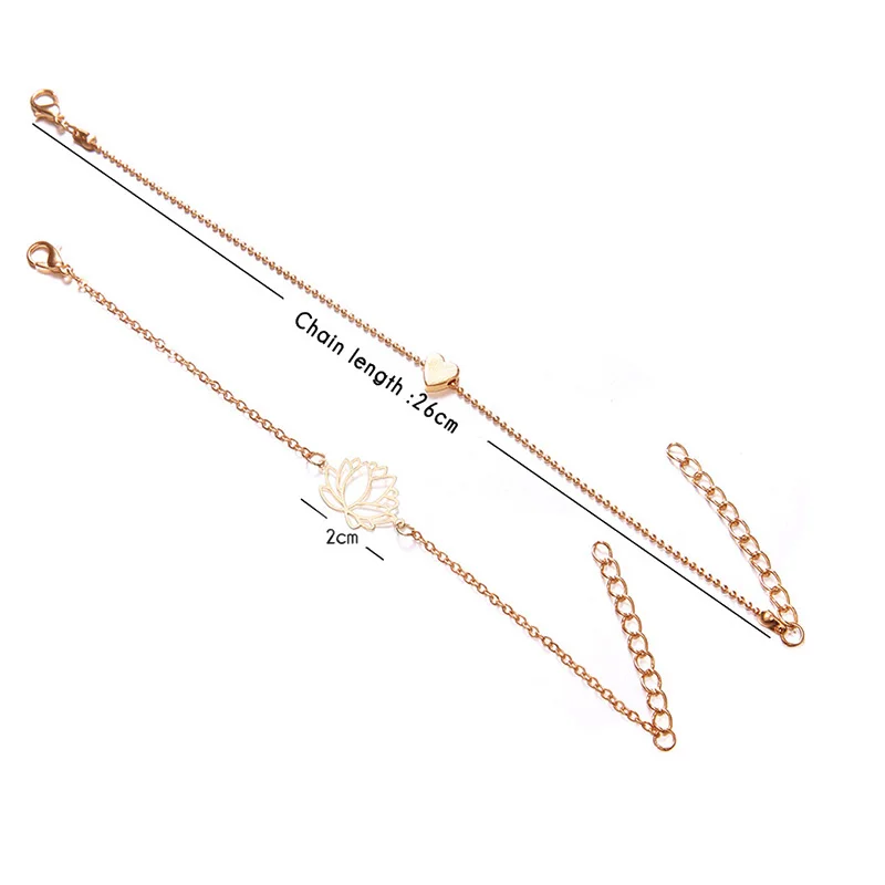 PICKYZ 2 шт./компл. минималистичный Золотой Серебряный цвет маленькая любовь звено