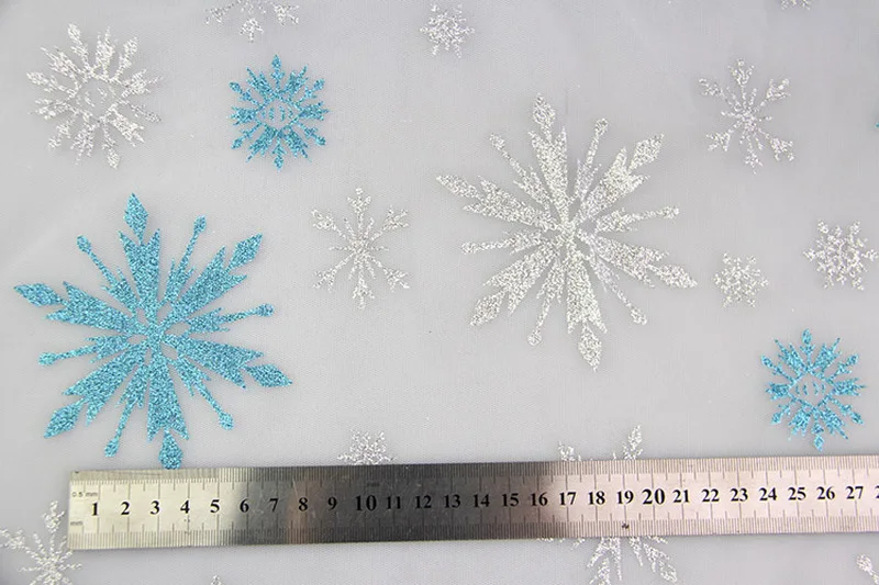 150 см X100CM блеск снежинка блесток Мягкая сетчатая ткань обеспечивает защиту от