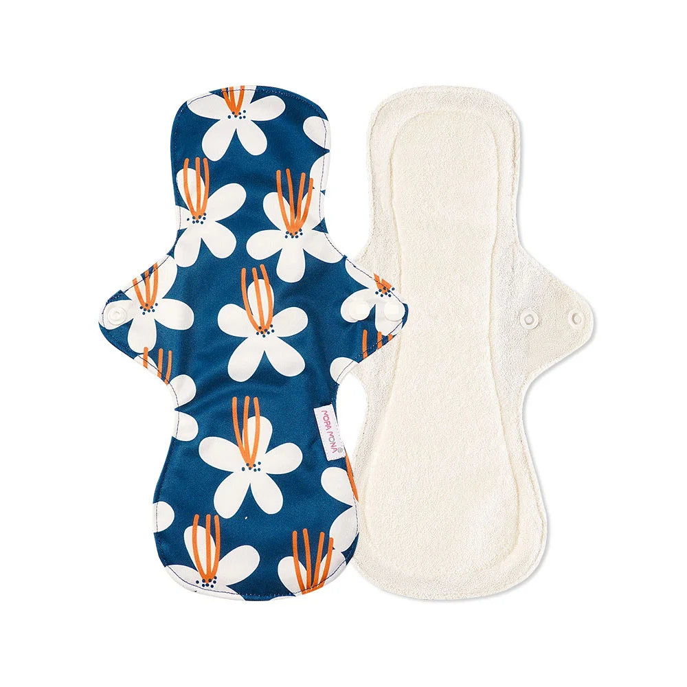 

Гигиенические прокладки Happy Flute из бамбукового волокна, Моющиеся Прокладки для трусов для мам, менструальные хлопковые прокладки для беременных