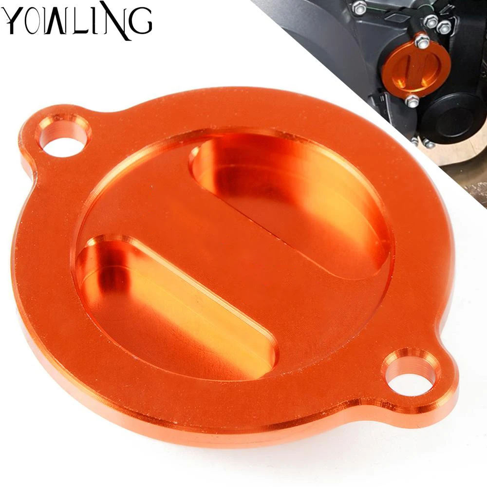 Мотоцикл Запчасти Защитная крышка моторного масла фильтра Кепки для 125 200 250 390 690