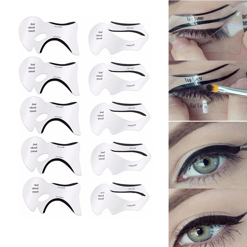 10 шт. подводка для глаз Восковая бумага теней карандаш модель век моделирования