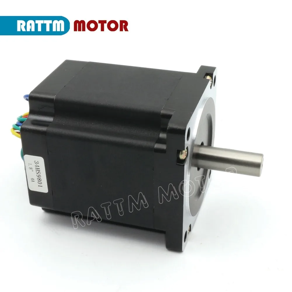 Высокое качество 4 оси ЧПУ комплект Nema34 шаговый двигатель 98 мм 878oz in 4A & CW8060 драйвер