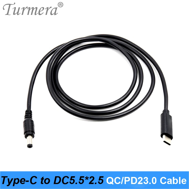 PD QC3.0 20V триггер для источник питания Type-C к DC 5 5*2 мм зарядный кабель внешний