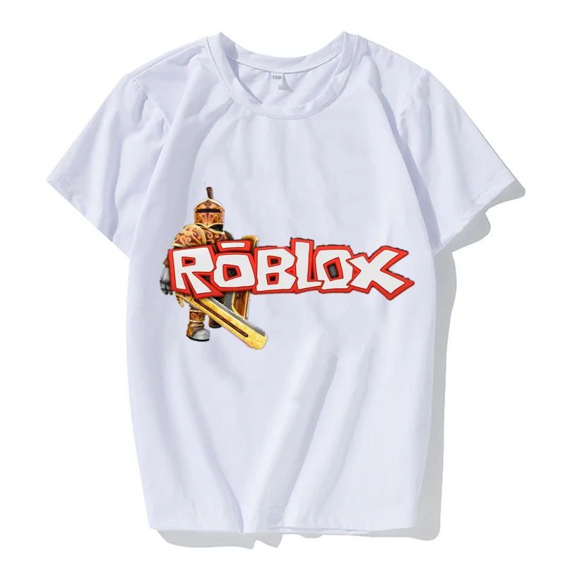 

Summer Robloxing T-shirt Clothes New Fashion Kids 3D Boys Girls Cotton Pure Oversized Children's Clothing Topss Game Tees