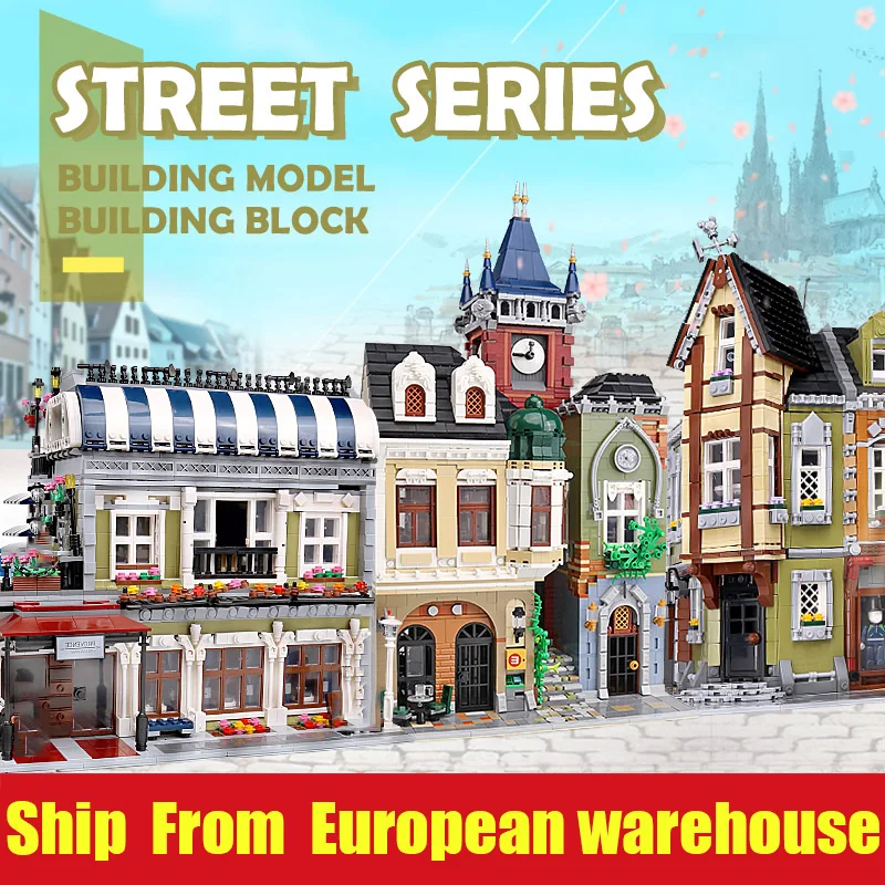 

Yeshin MOC 14248 модель уличного вида, строительные блоки, совместимые с 10211, детская игрушка, рождественский подарок