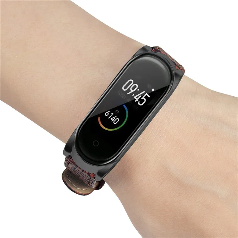 HIPERDEAL смарт-аксессуары mi Band 4 Кожаный деловой легкий кожаный Смарт-браслет ремешок для Xiaomi mi 4