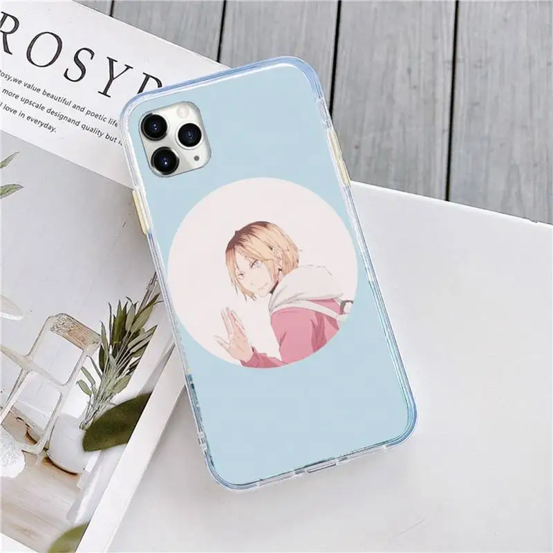 

Kenma Kozume Haikyuu volleyball Phone Case for iPhone 11 12 pro XS MAX 8 7 6 6S Plus X 5S SE 2020 XR