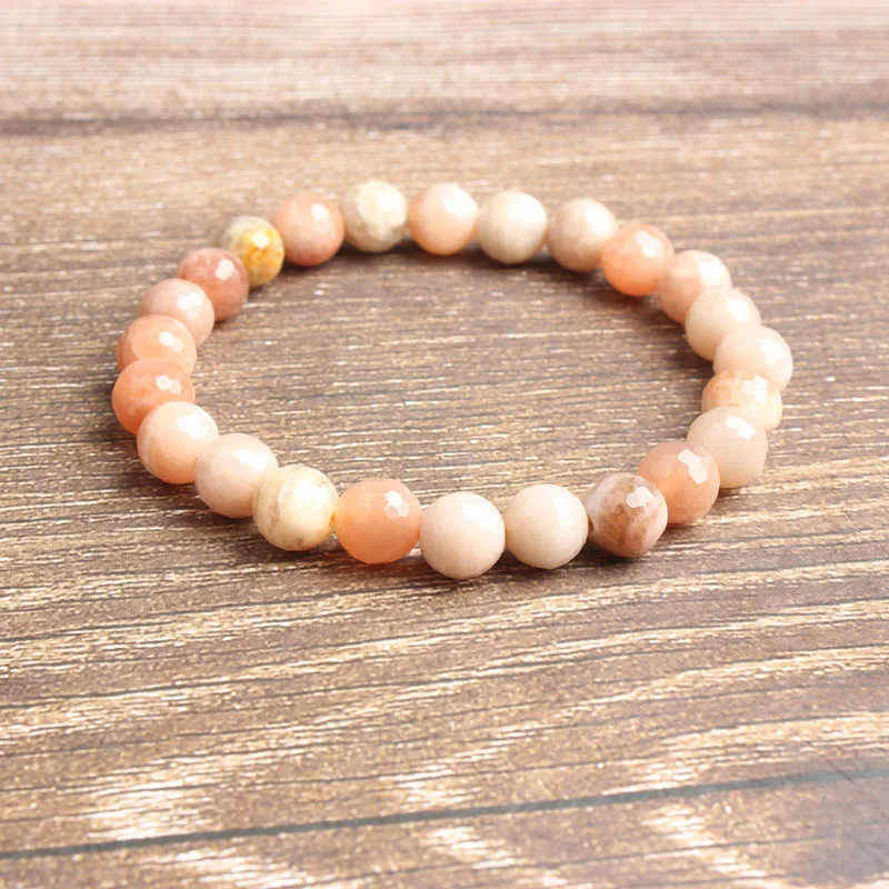 Lin Xiang 6/8/10 мм модные бусины из граненого солнечного камня для ювелирных изделий