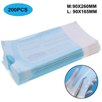 200pcsbox self sealing disposable disinfection bag cosmetics nail tool pouch disinfection machine tattoo accessories
