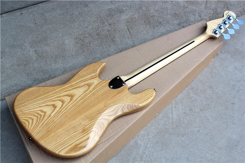 2021 Высококачественная электрическая бас-гитара 4-струнная пепельный корпус
