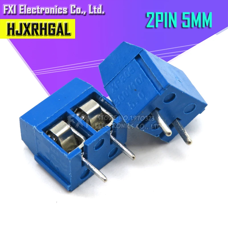 20 шт. KF301 KF128 KF350 2P 3P 5 мм/3,5 мм/2PIN 3PIN клеммный винт клеммный соединитель - Цвет: KF301-2P