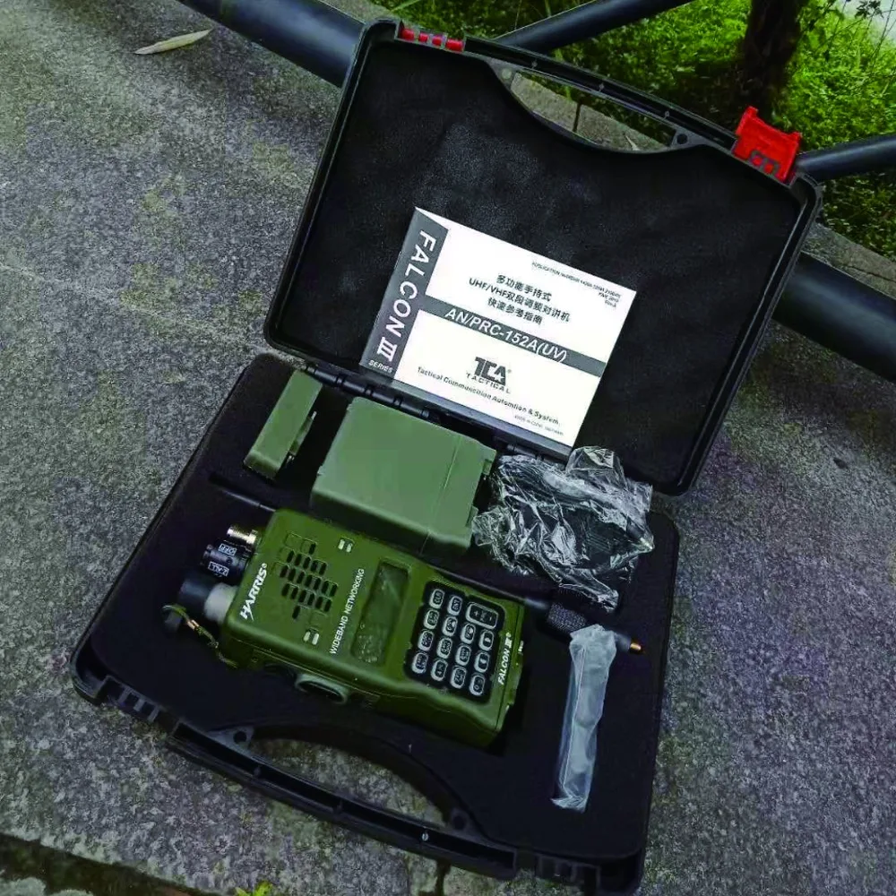 TCA AN/PRC-152A(UV) 10 Вт IPX7 тактический CS VHF UHF двухдиапазонный военный рация сестра три Харрис PRC 152 MBITR двухстороннее радио