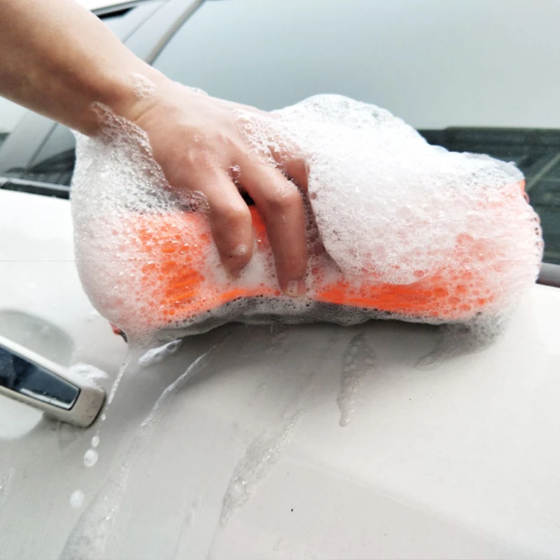 

Car Supplies Car Wash Mesh Sponge Block High Density 8-word Absorbent Double-sided Sponge Cleaning Sponge