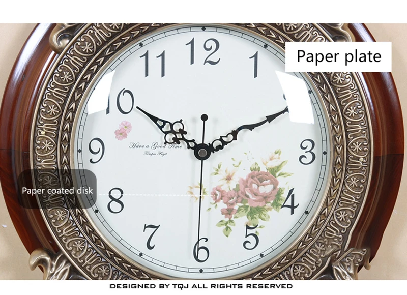 Meijswxj большие настенные часы Saat Reloj Relogio de parede Европейский стиль часы Duvar Saati Horloge Murale деревянные немой часы с маятником