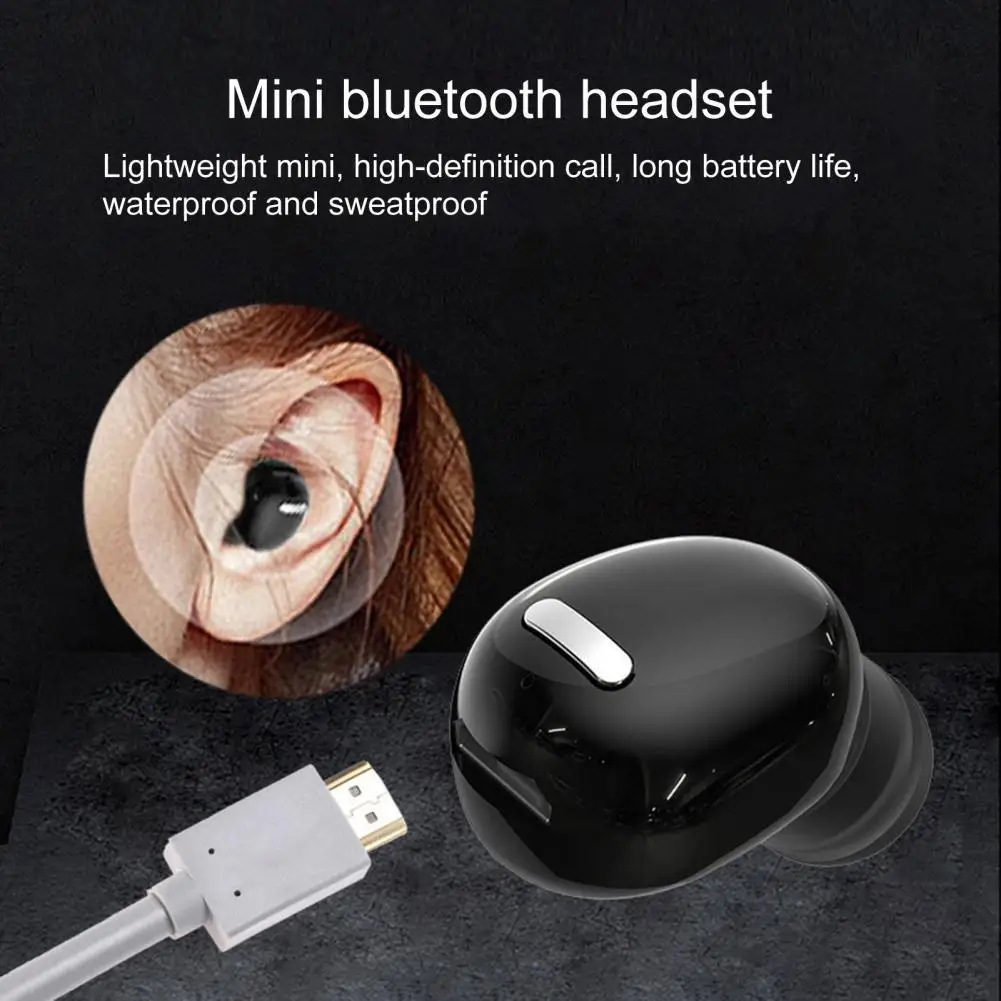 

XT5 Bluetooth 5.0 Wireless IPX6 Waterproof In-ear Earphone Earbuds for Phone