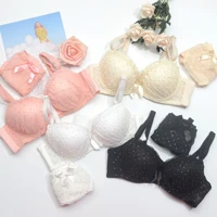 ab cup sweet lace bralette bra for women girls lingerie femme panties and bra set 58cup push up bra small breast underwear