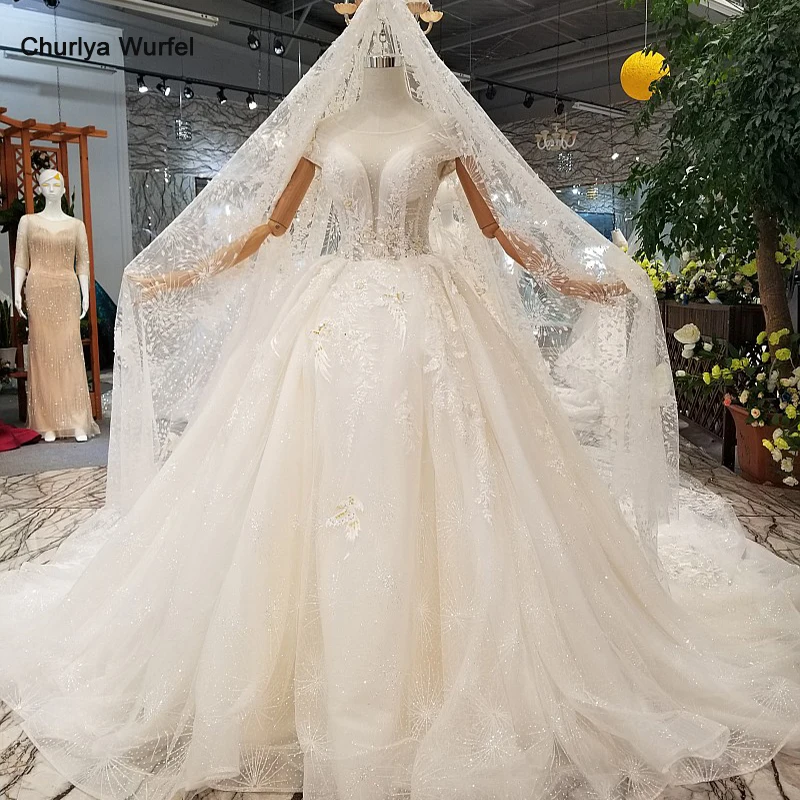 LS174014 Новые свадебные платья с вуалью Бесплатная доставка короткими рукавами