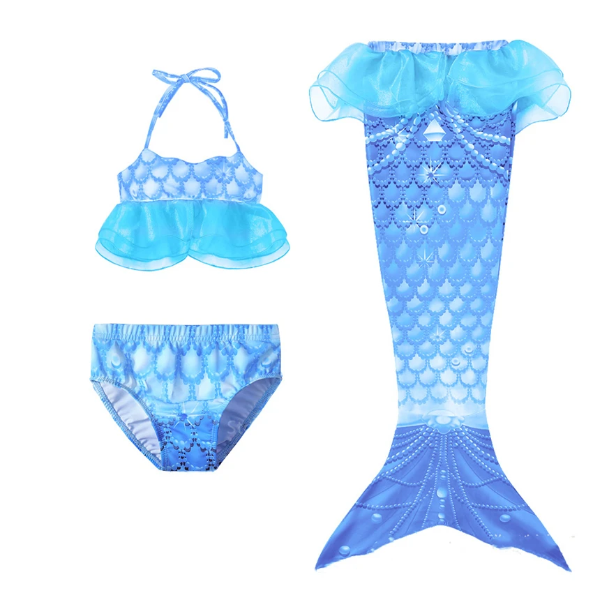 2021 Необычные костюм Русалочки для маленьких Костюм Русалки косплея летние