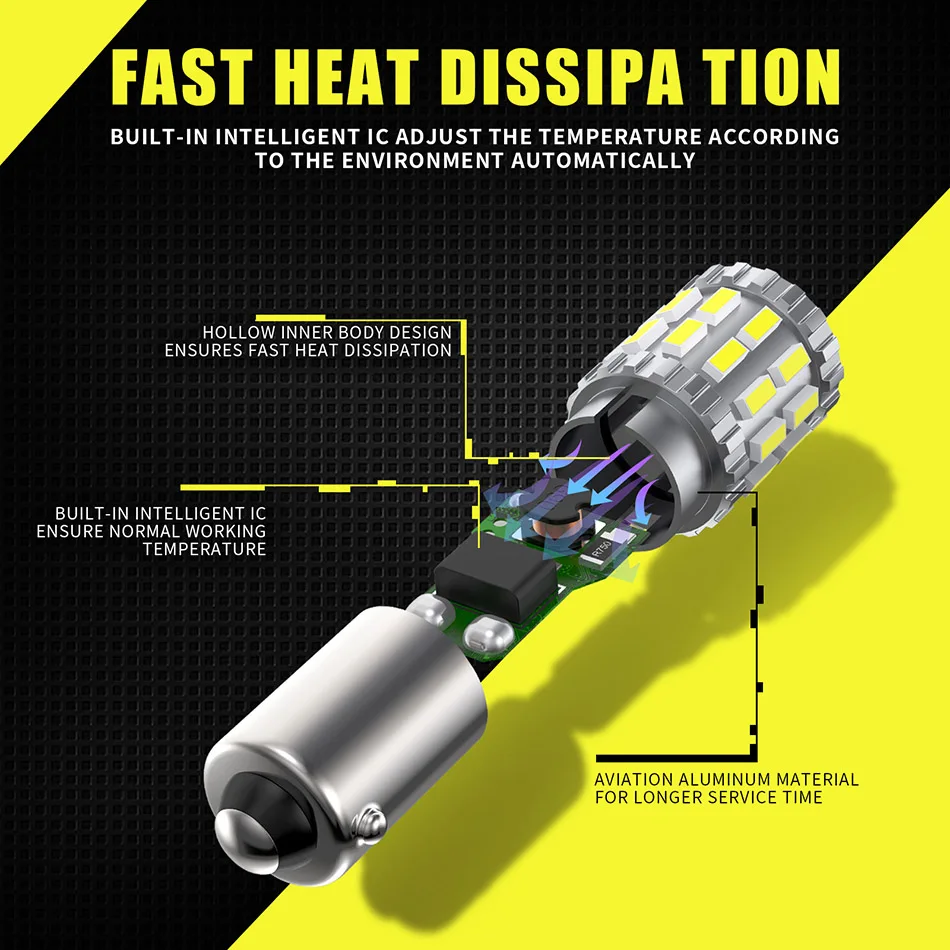 Сверхъяркая светодиодсветодиодный лампа BA9S BAX9S H6W T4W BAY9S H21W 30-SMD автомобильные